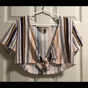 Tie up crop top